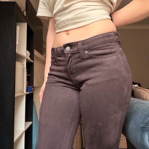 Banana Republic Low Rise Suede Pants